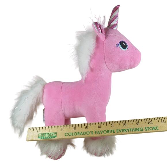 Build-A-Bear Pink Unicorn Plush Toy 10" Stuffed Animal Collectible Kids Toy - Picture 14 of 14